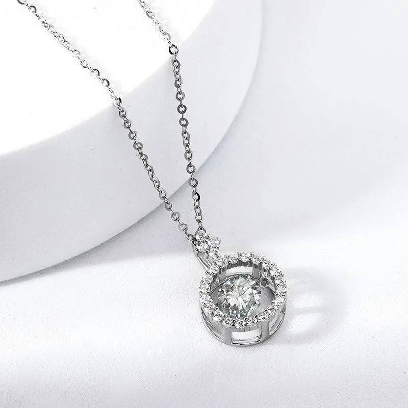 1.0 Ct Round Diamond Necklace