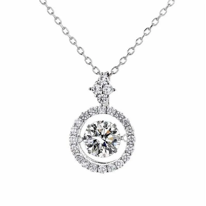 1.0 Ct Round Diamond Necklace