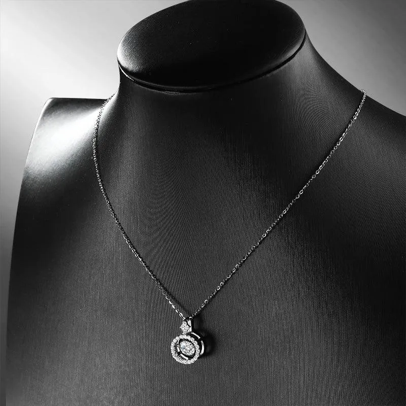 1.0 Ct Round Diamond Necklace