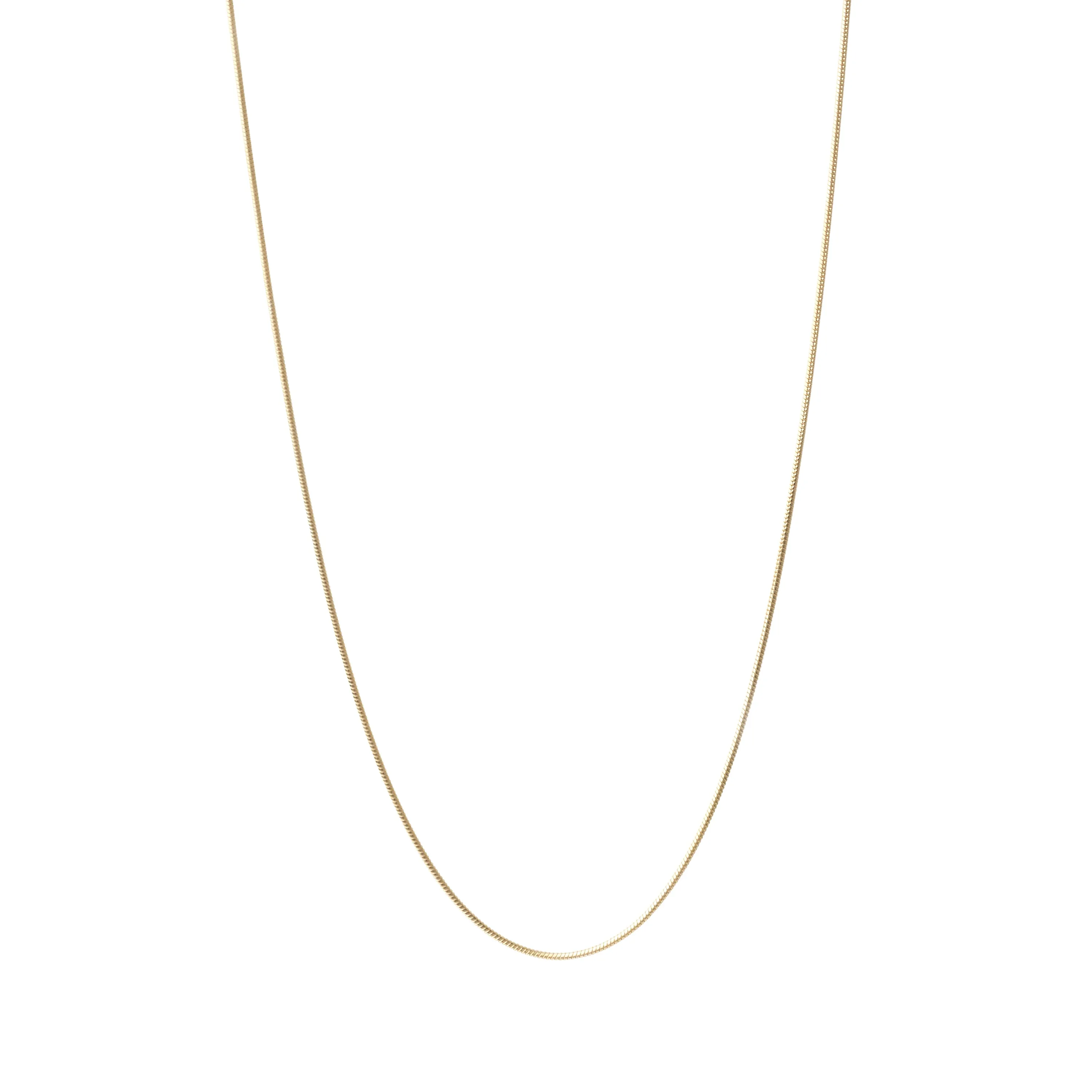 1.2mm Round Snake Necklace