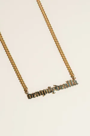 14K 'De Aqui y De Alla" Necklace