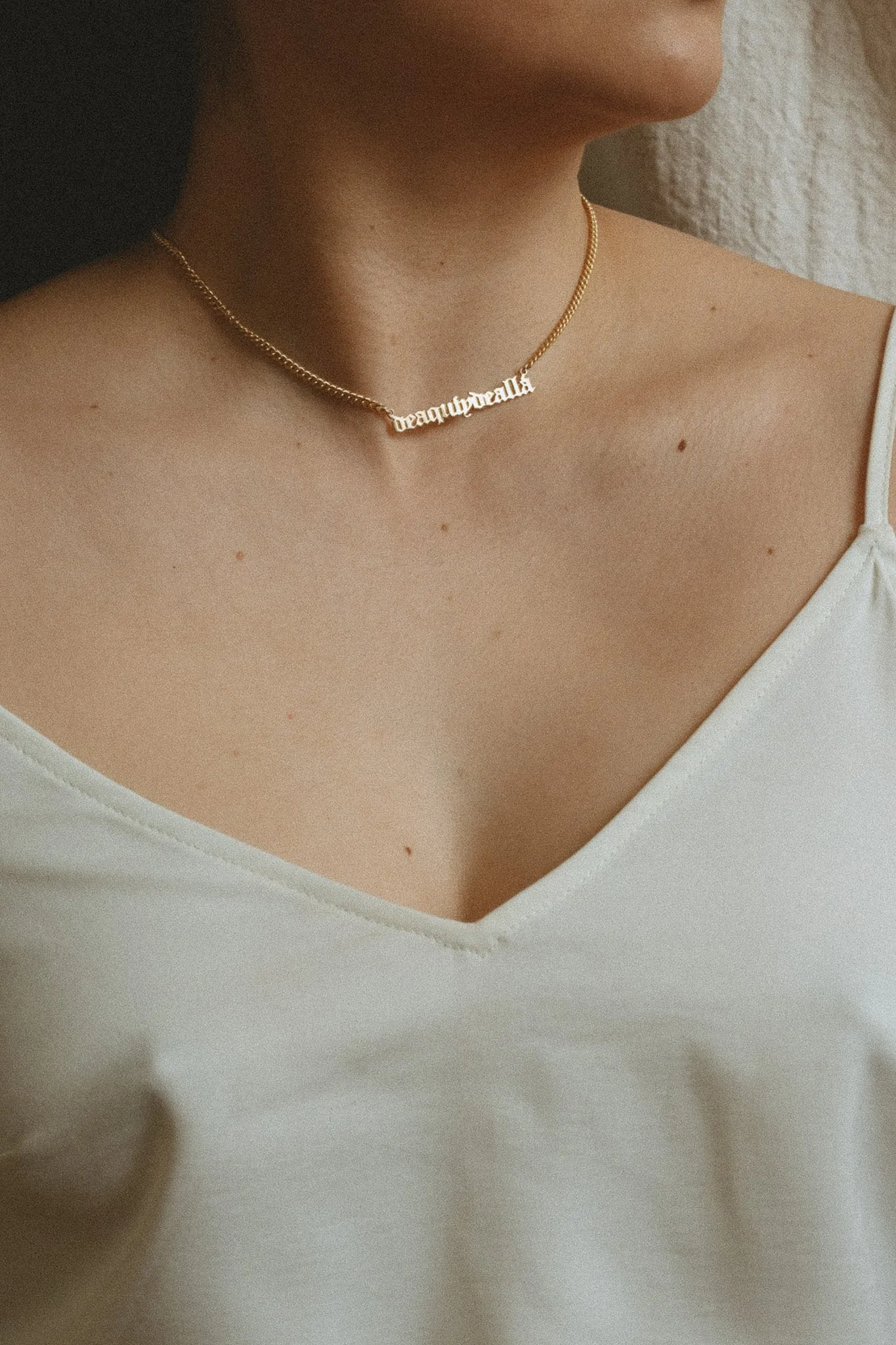 14K 'De Aqui y De Alla" Necklace
