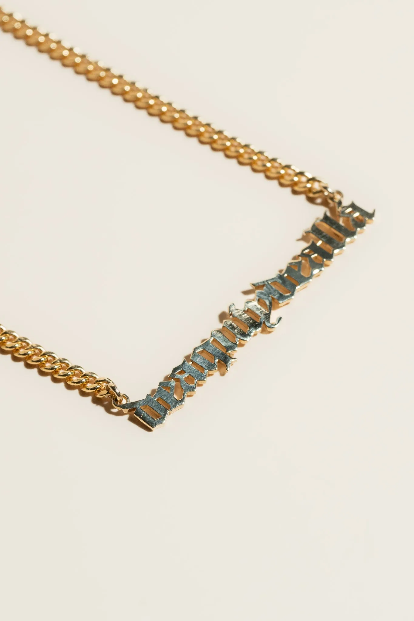 14K 'De Aqui y De Alla" Necklace