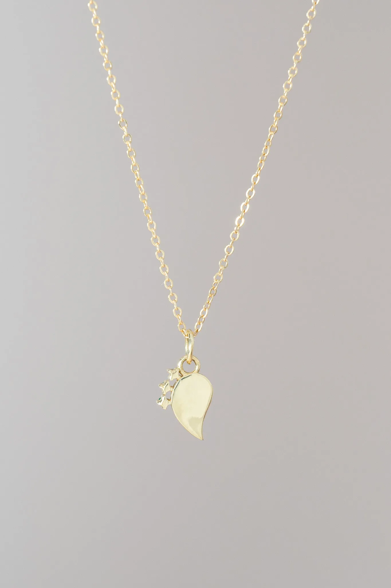 14K Emerald Tuna Y Nopal Necklace