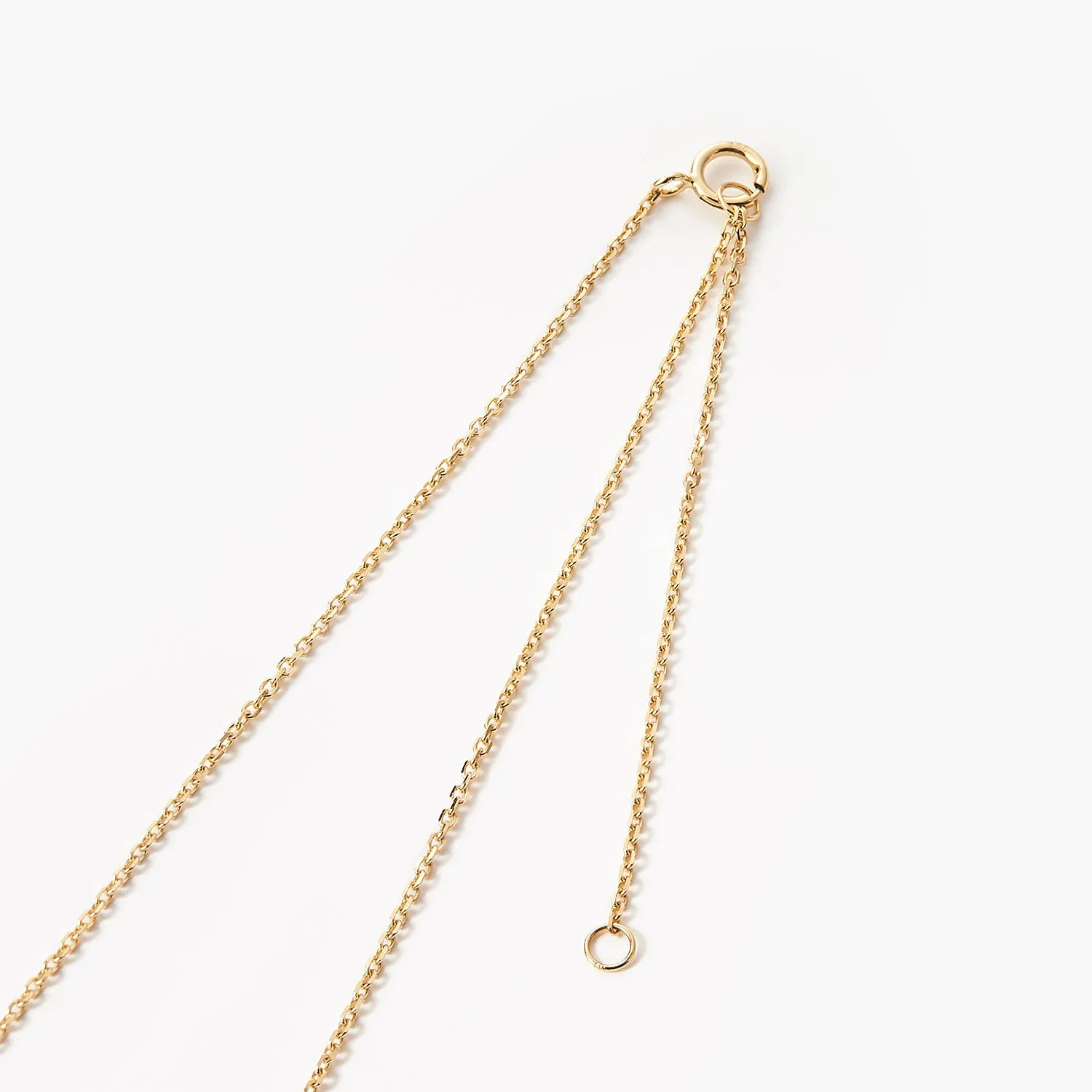 14K Gold Fashion Custom Asymmetrical Multiple Initials personalized Letter Necklace
