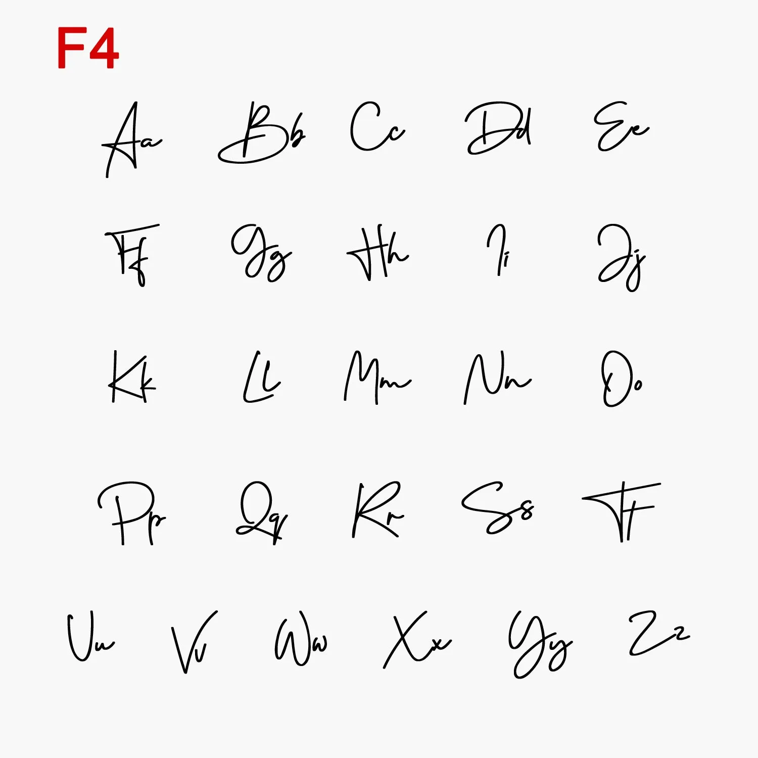14K Gold Fashion Custom Asymmetrical Multiple Initials personalized Letter Necklace