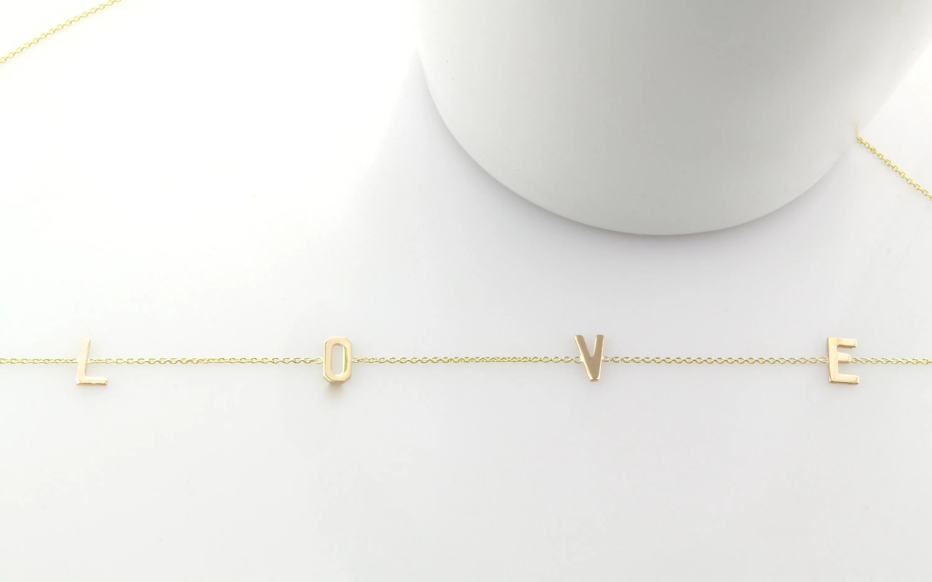 14K Gold Love Necklace