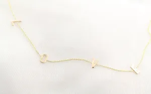 14K Gold Love Necklace