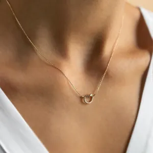 14k Gold Loveknot Necklace