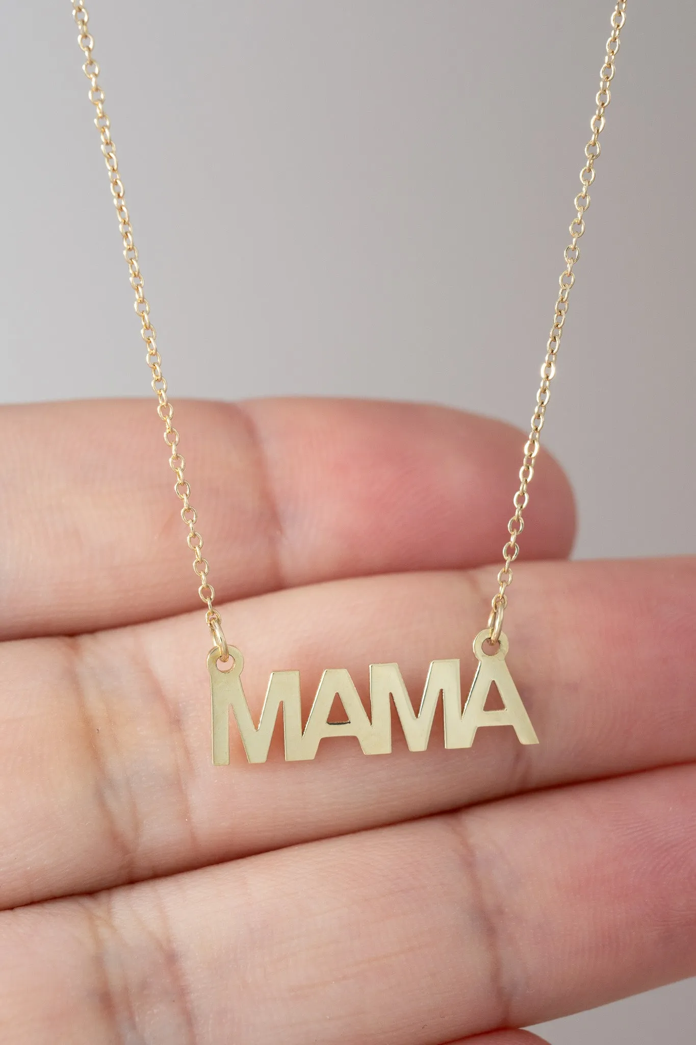 14K MAMA Necklace