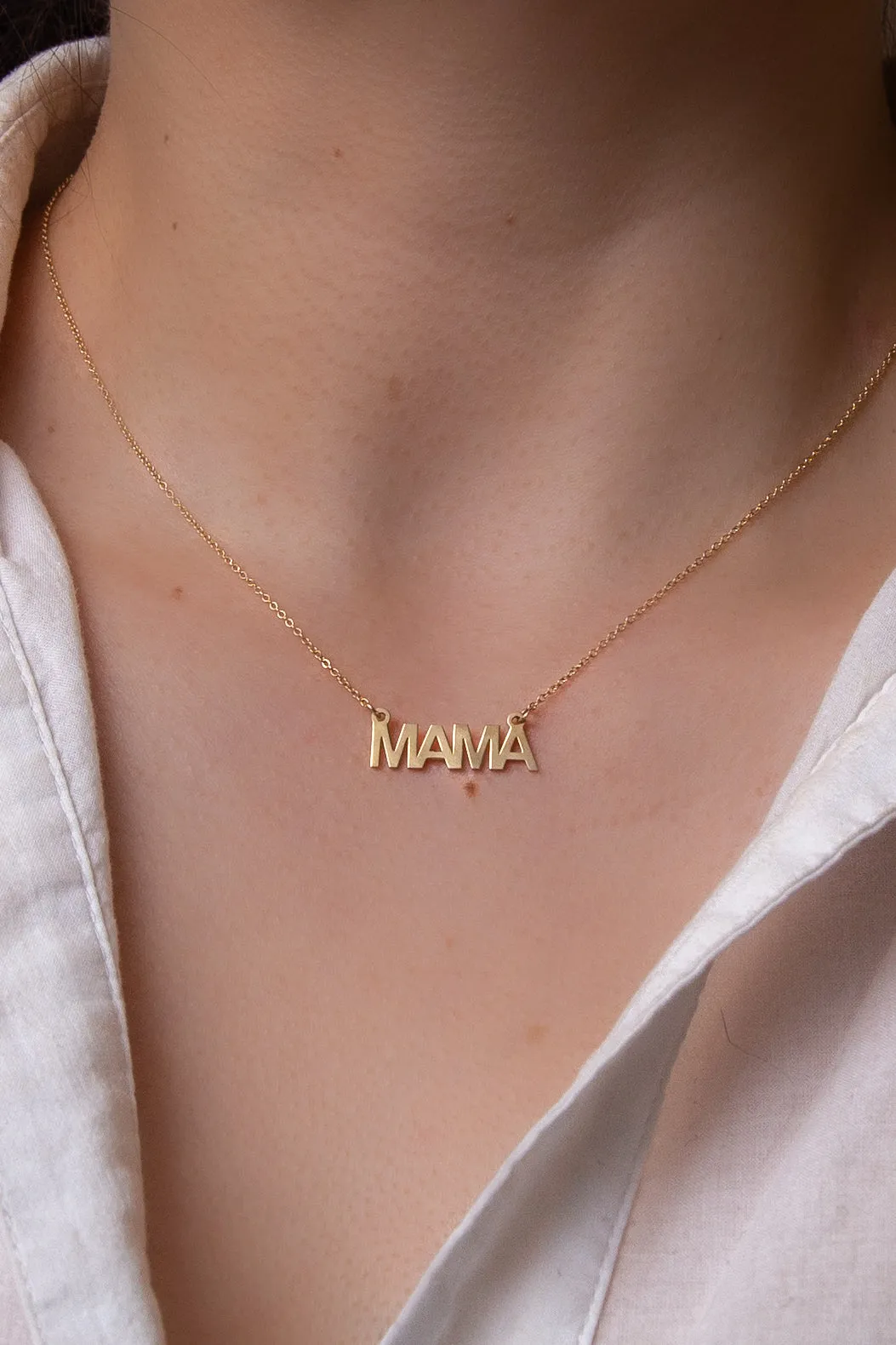 14K MAMA Necklace