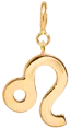 14k Midi Bitty Zodiac Charm Pendant on Spring Ring