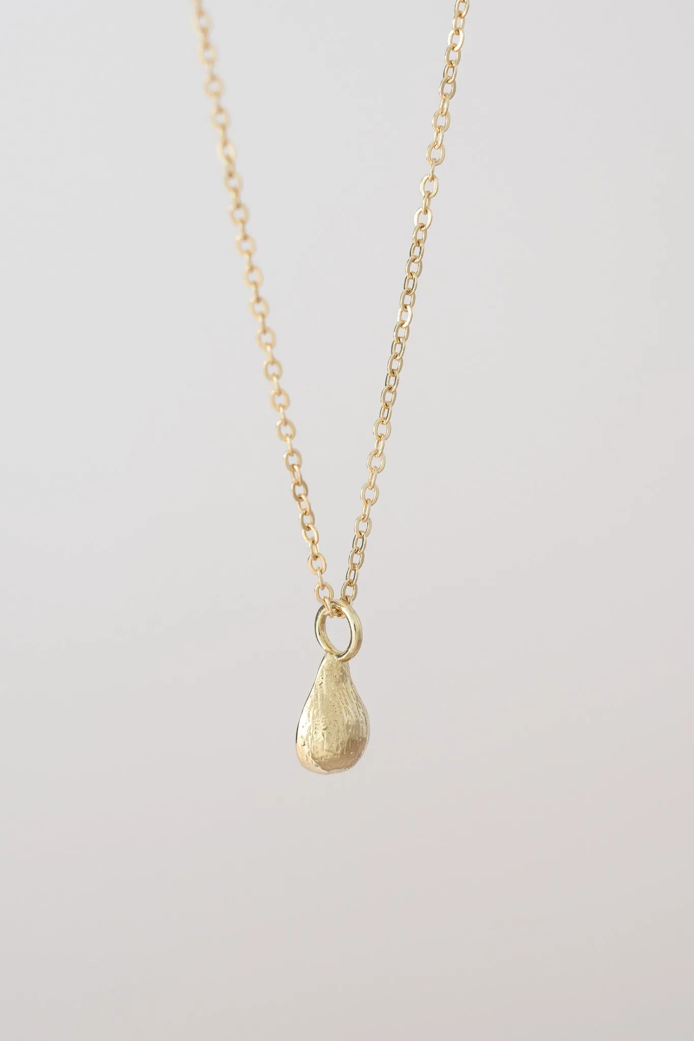 14K Mini Avocado Necklace