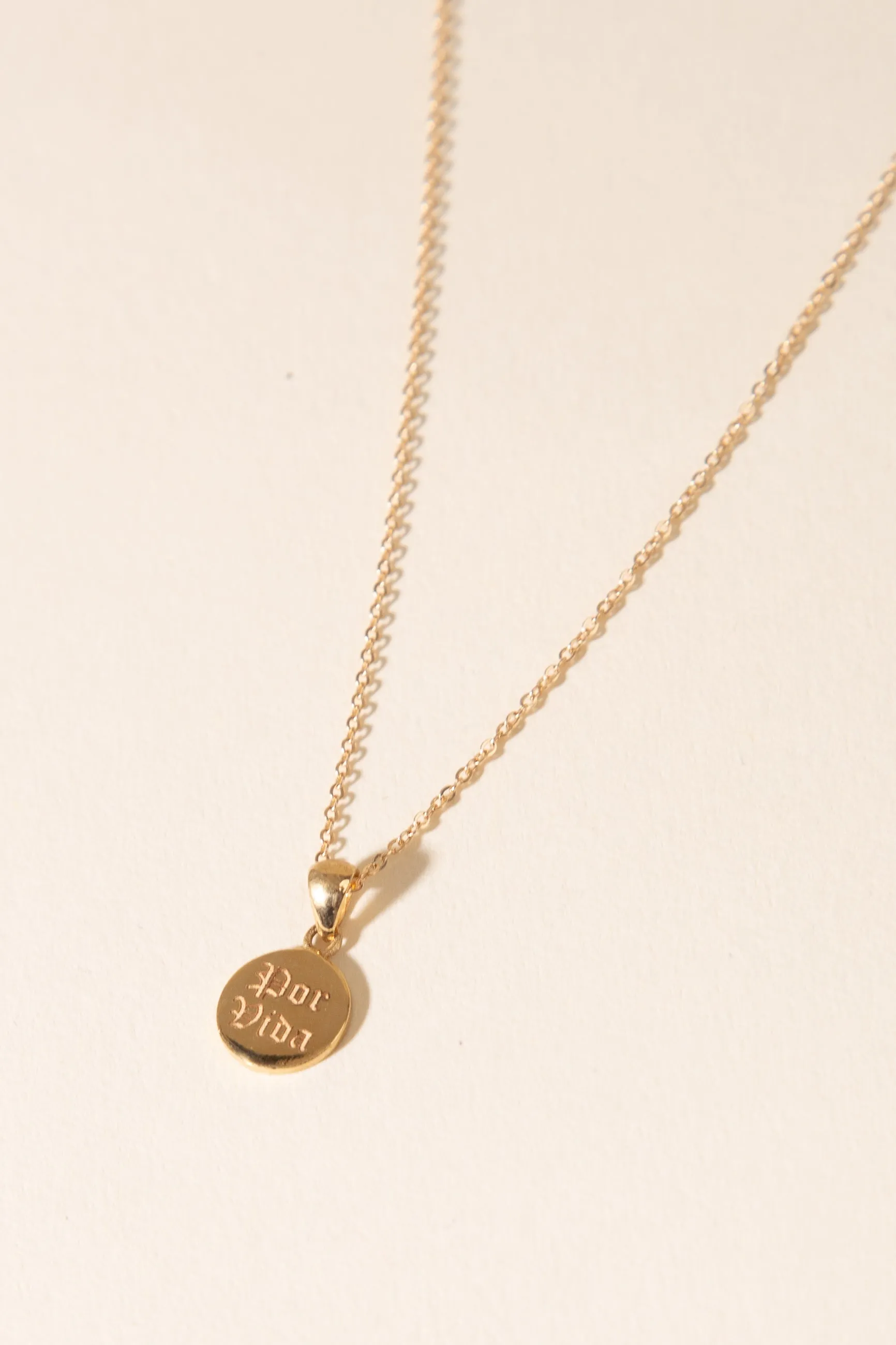 14K Por Vida Necklace
