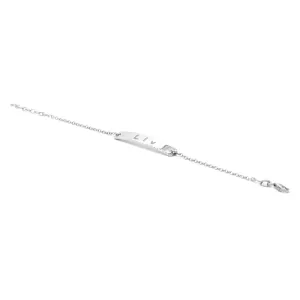 14K Solid Gold Personalized Name Baby Bracelet