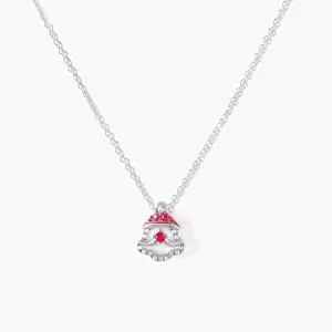 14K Solid Gold Smiley Face Pendant Necklace