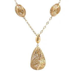 14K Yellow Gold Italy Necklace