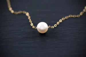 16" 14kt Gold Cable Chain for Add-a-Pearl Necklace