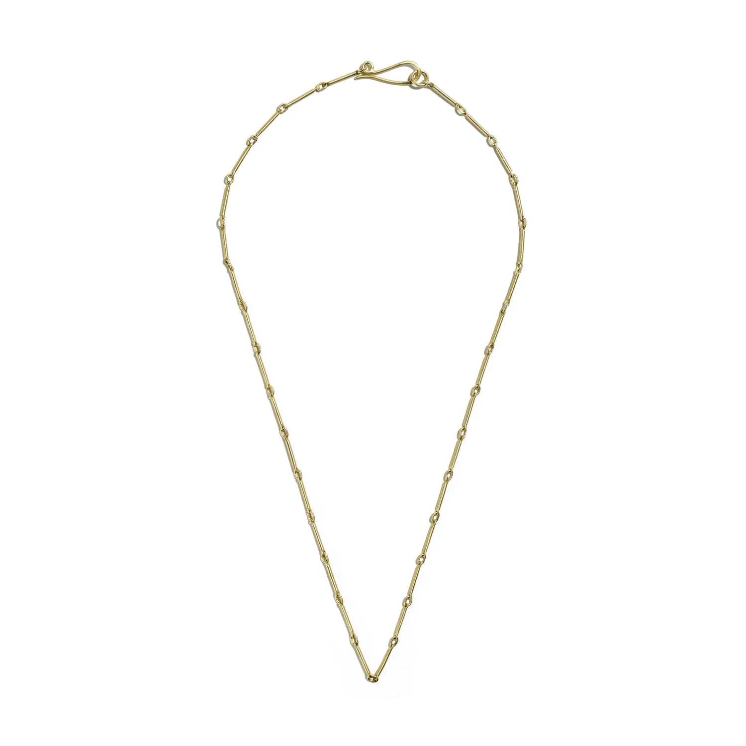 17" Gold Bar and Loop Chain