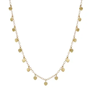 18K Gold Single Lotus Necklace