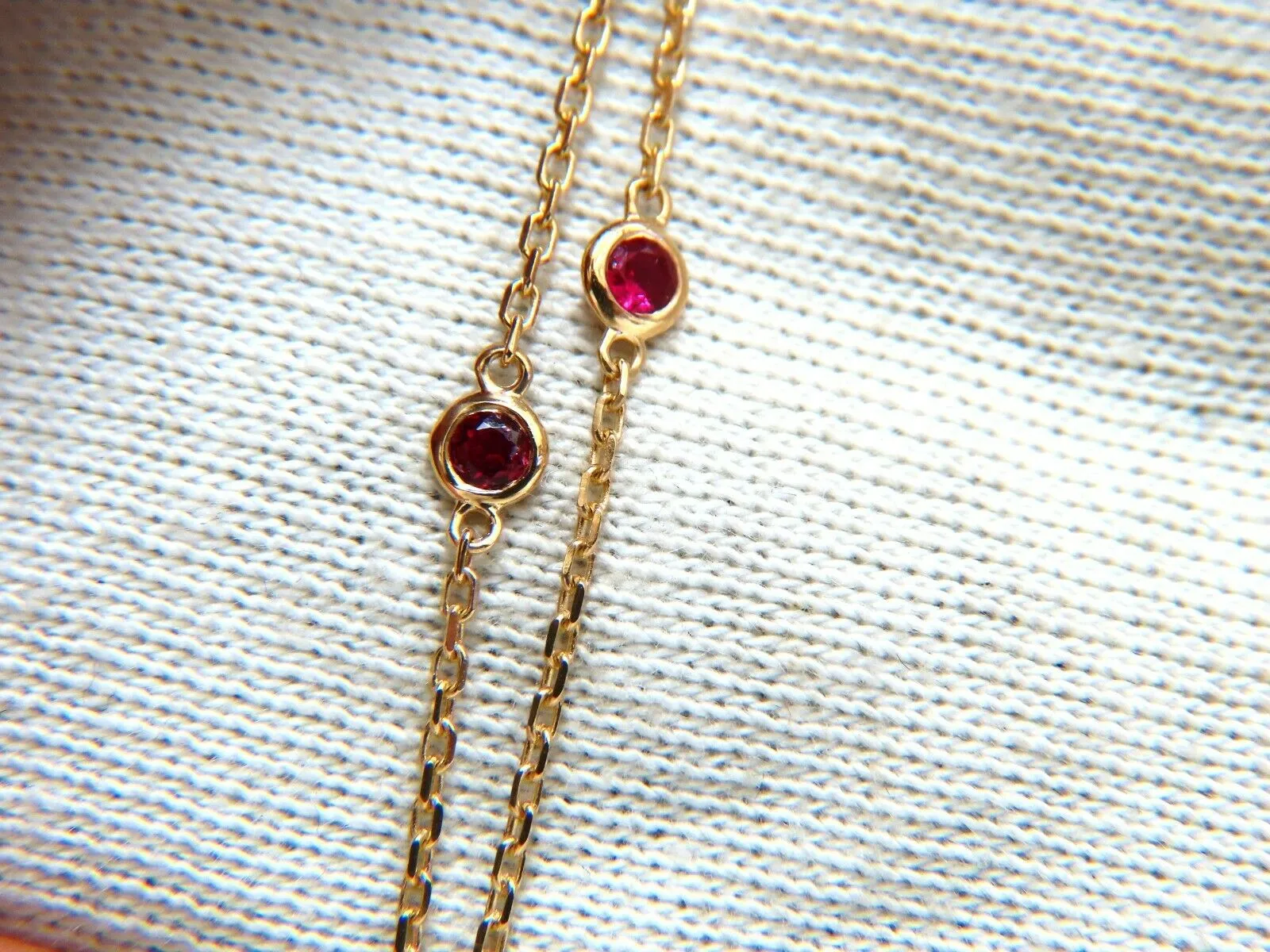 .34ct Natural Fancy color Heart Diamond Necklace 14 Karat