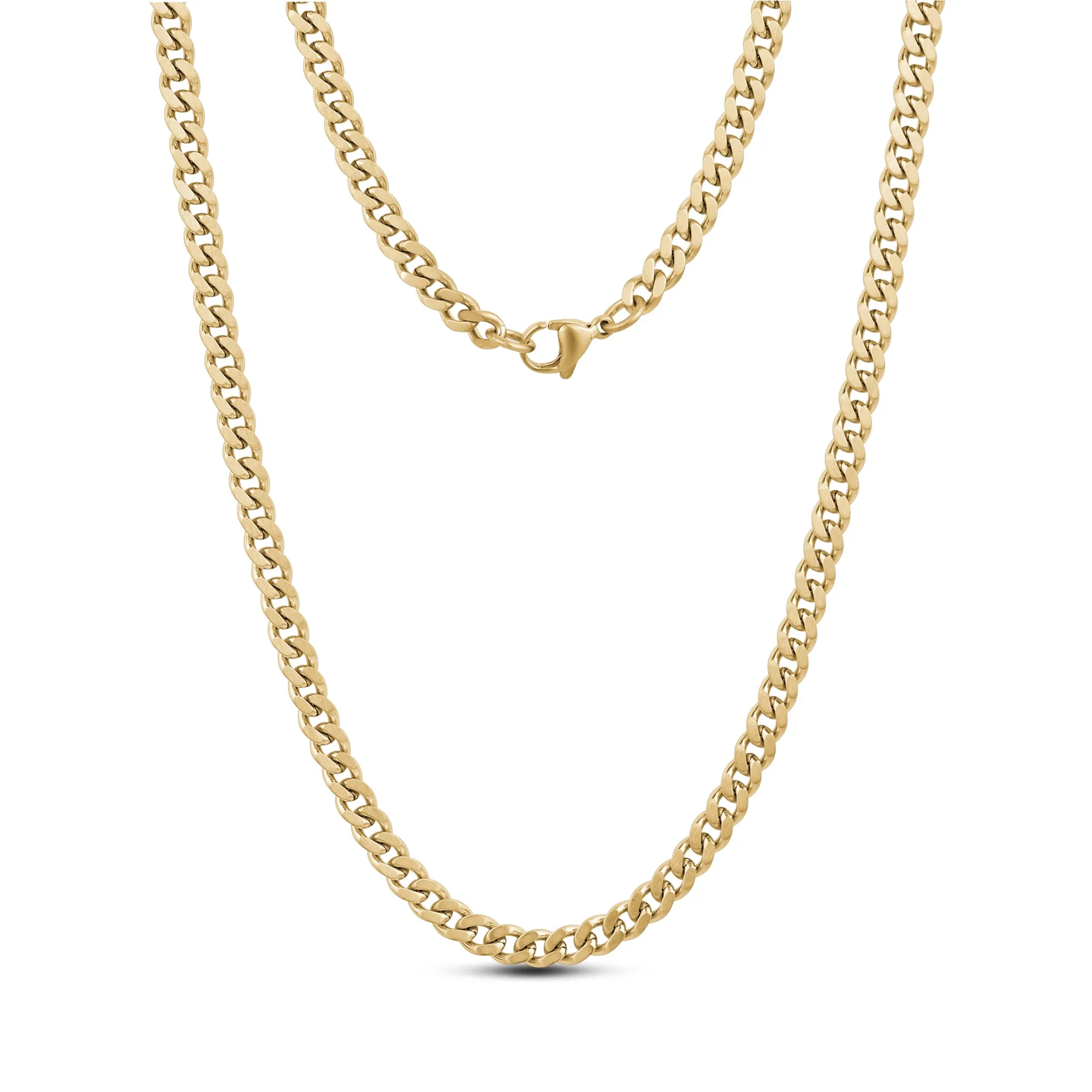 5mm Matte Cuban Link Chain