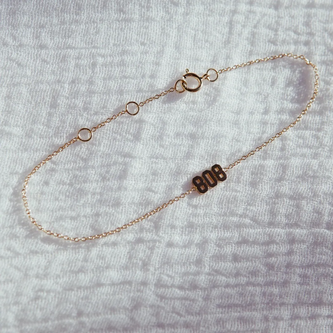 808 Bracelet - Solid 14kt