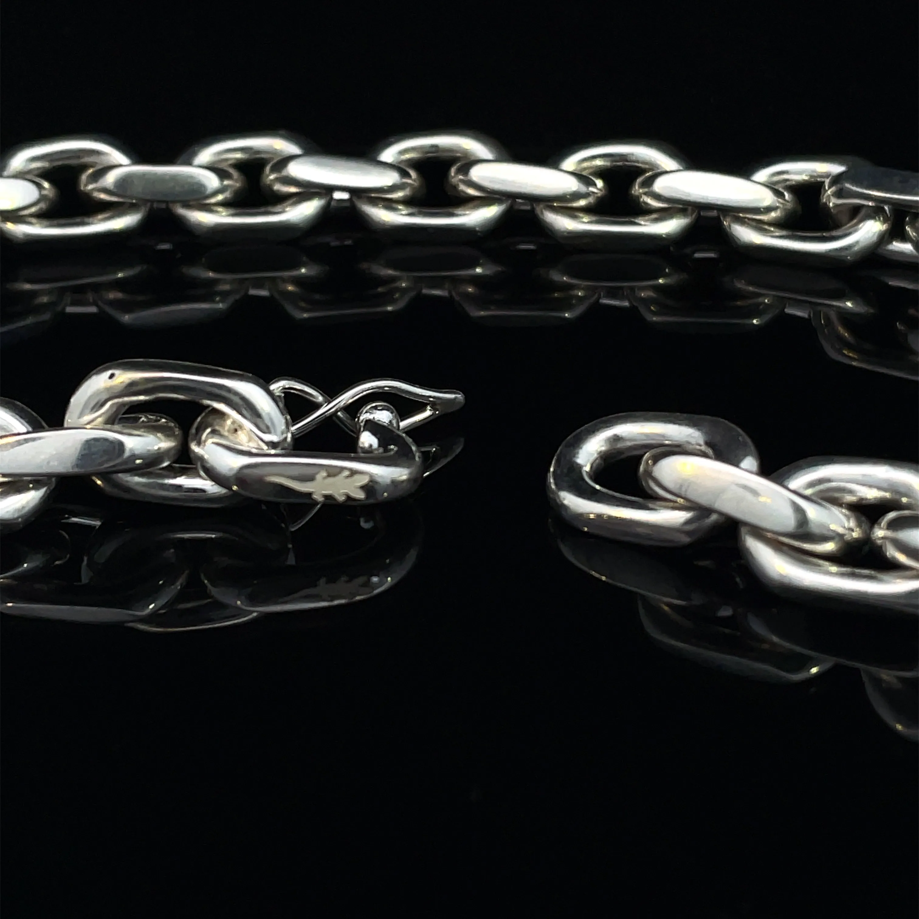 925 Silver Hermes Chain - 9.5mm