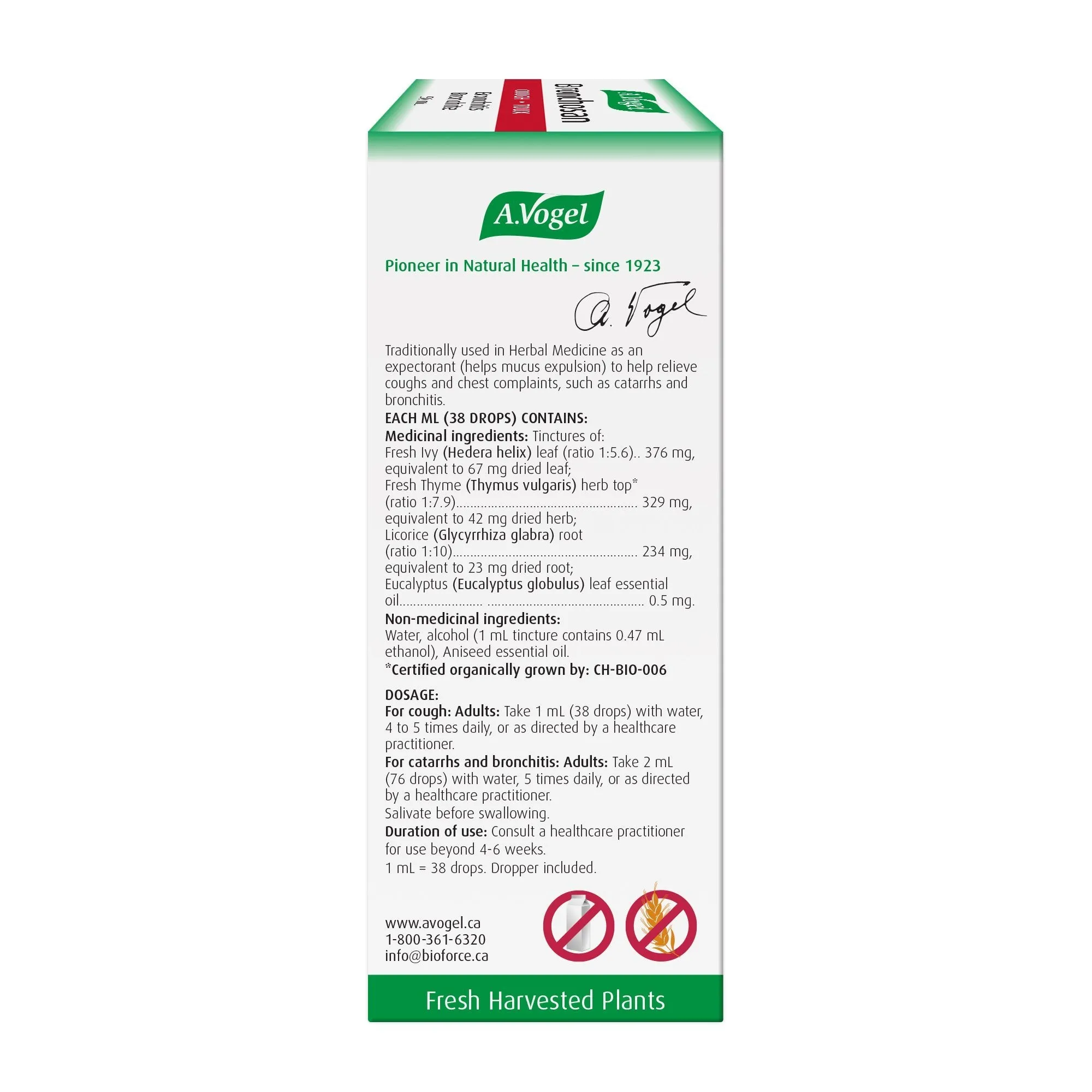 A. Vogel Bronchosan Bronchitis, Cough Treatment 50ml