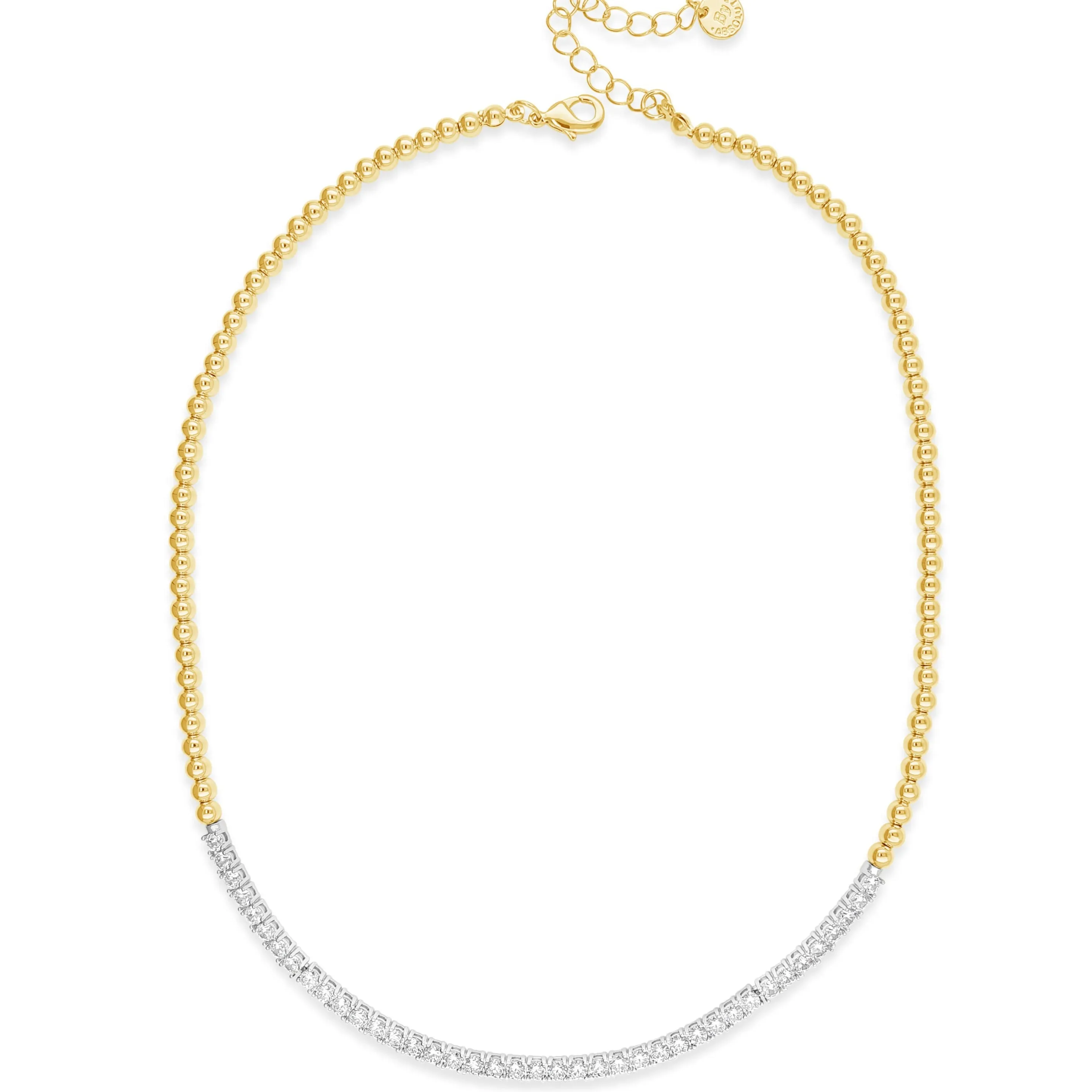Absolute Two Tone Beaded Necklace