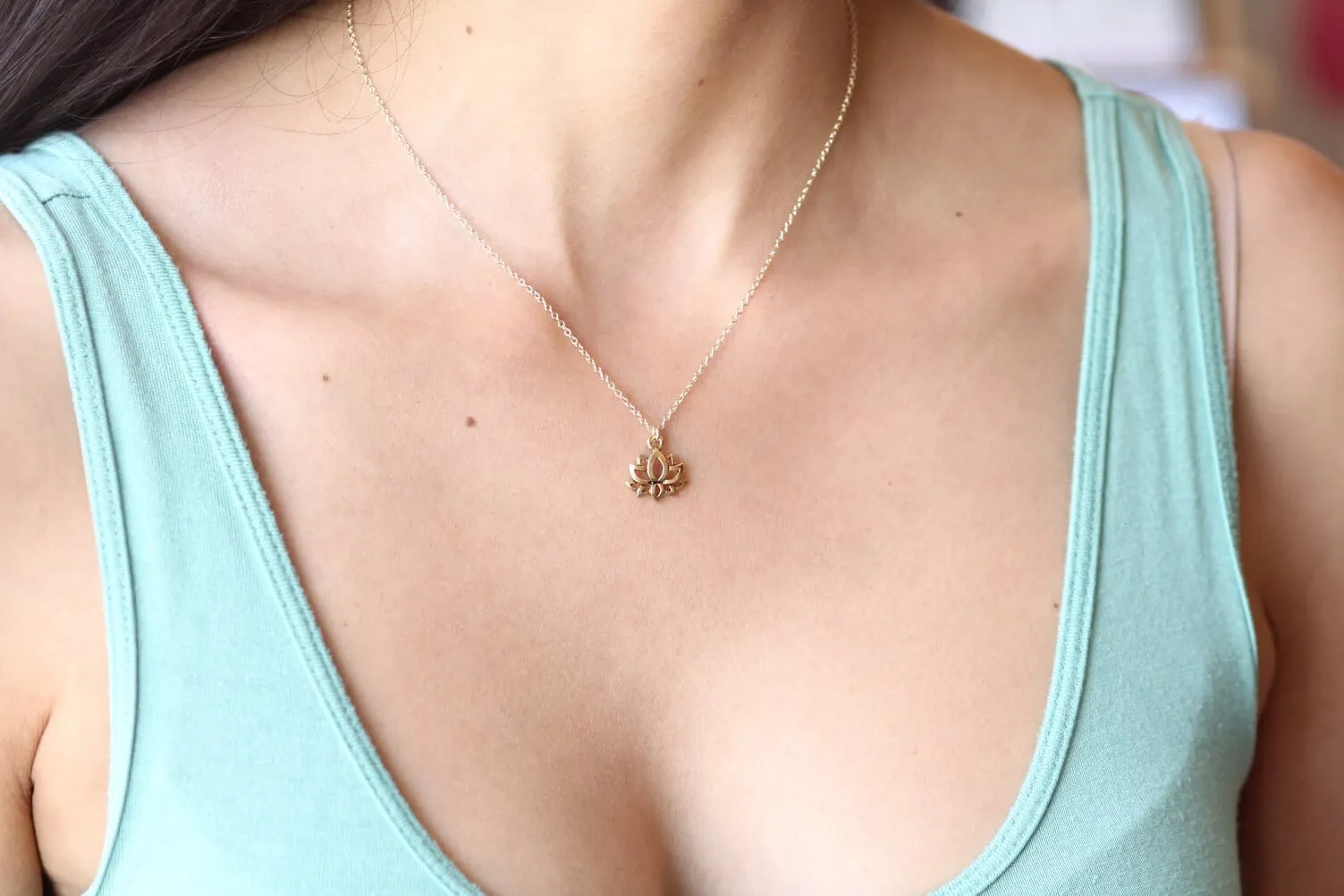Acceptance Lotus Flower Necklace