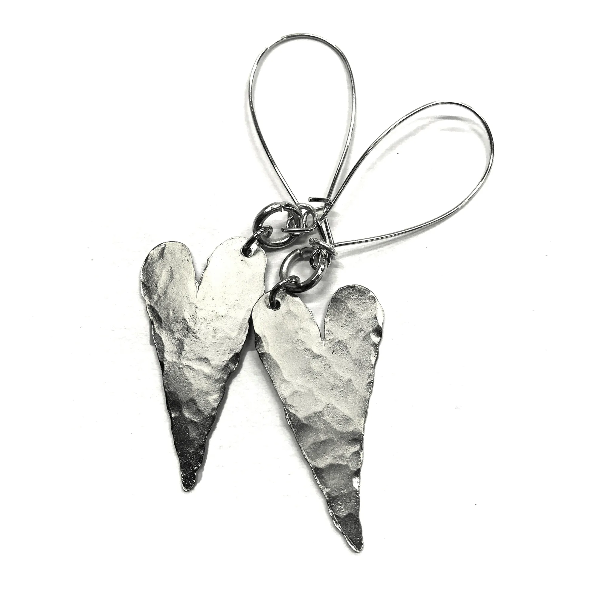 Alma gold hearts necklace and earrings