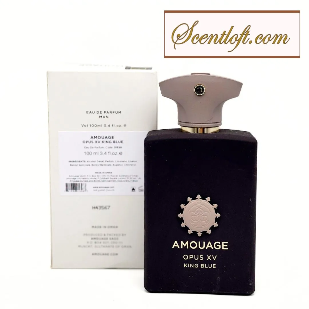 AMOUAGE Opus XV King Blue EDP 100ml tester with proper Retail Cap *