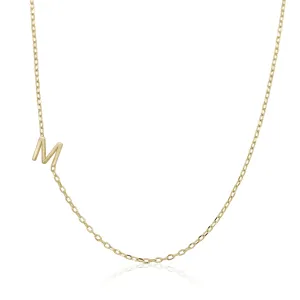 Asymmetrical Initial Necklace