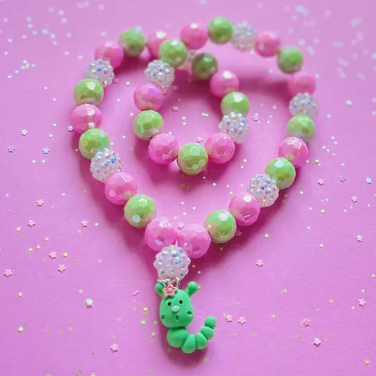 Beaded Necklace - Katie Caterpillar