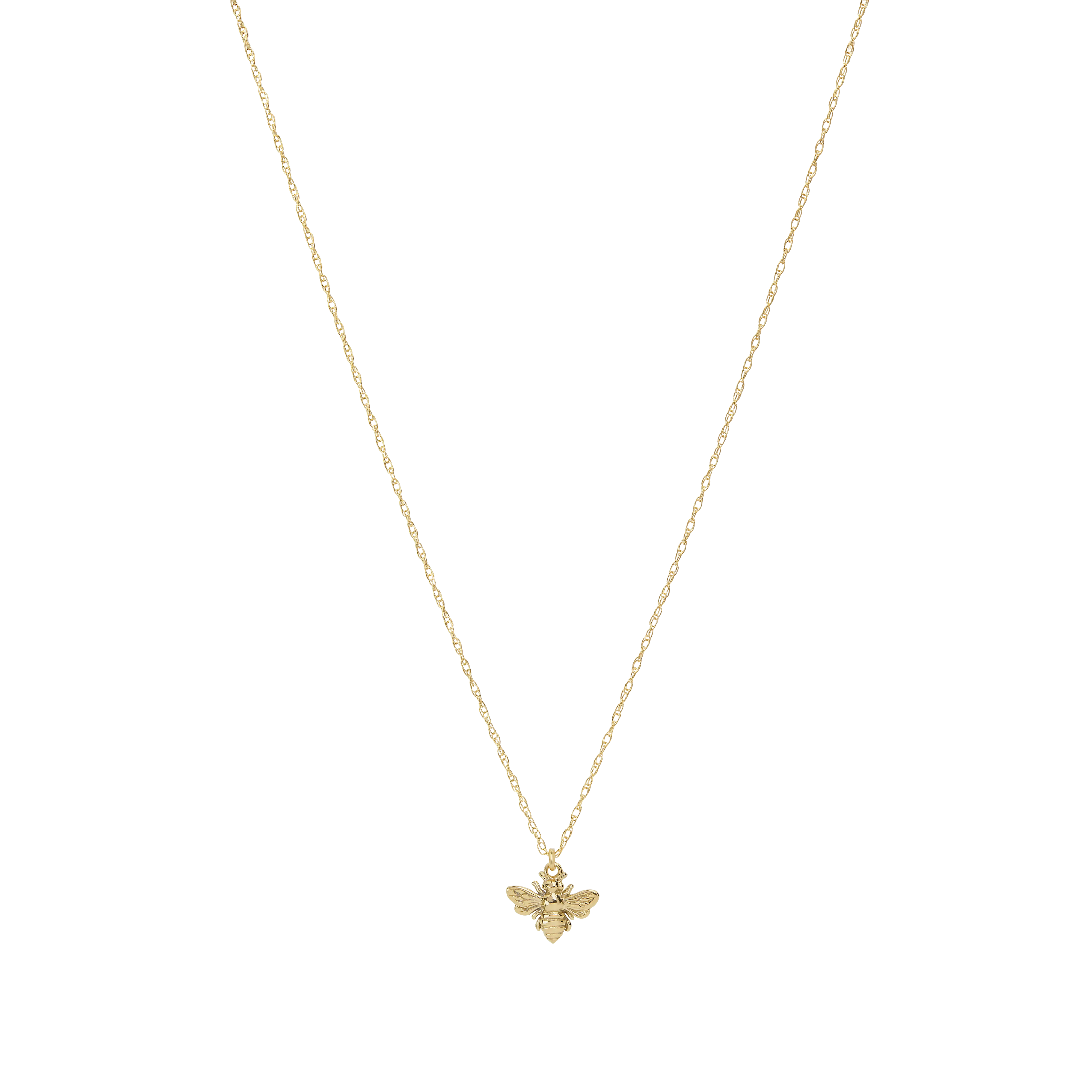Bee Florai Necklace - Solid Gold