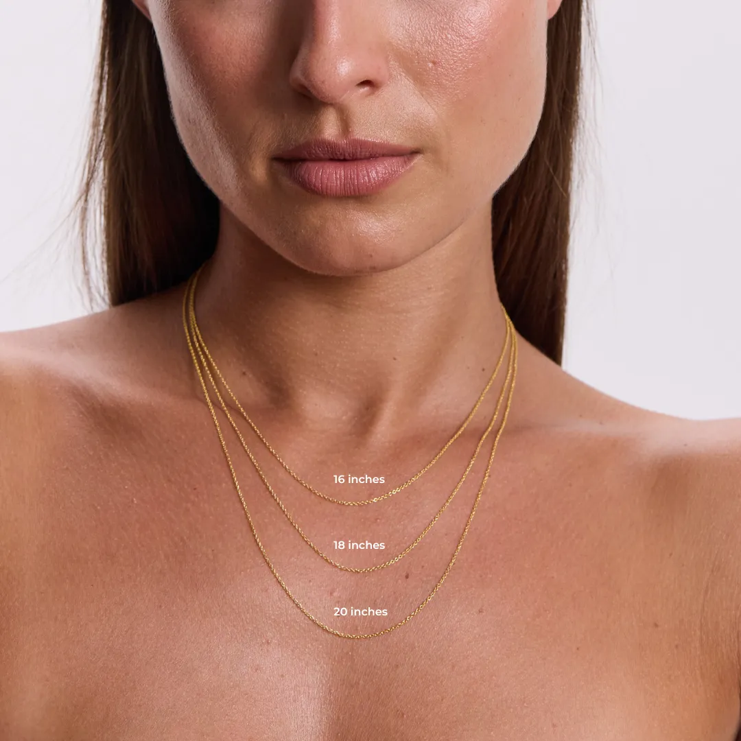 Bee Florai Necklace - Solid Gold