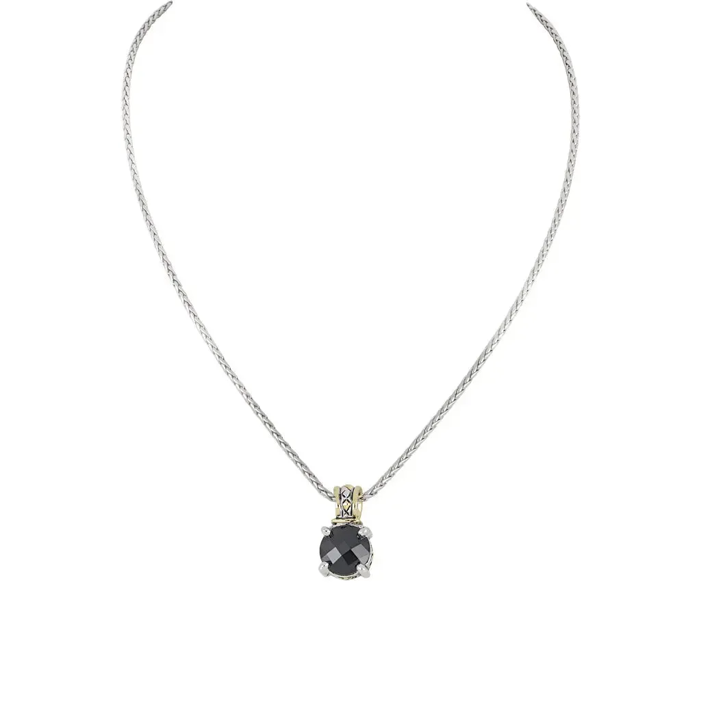 Beijos Cor - Round Cut Pendant Necklace
