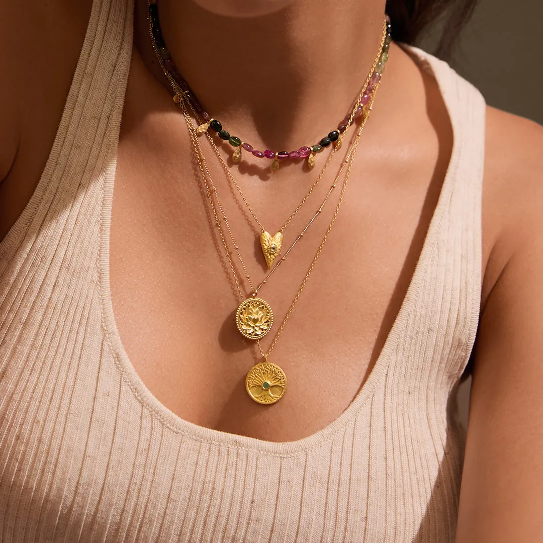 Blessed Beginnings Lotus Necklace
