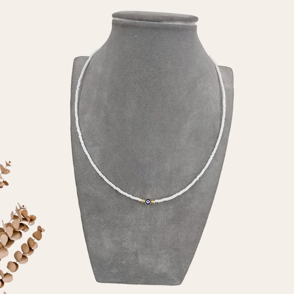Blue Eye Bead Necklace 1