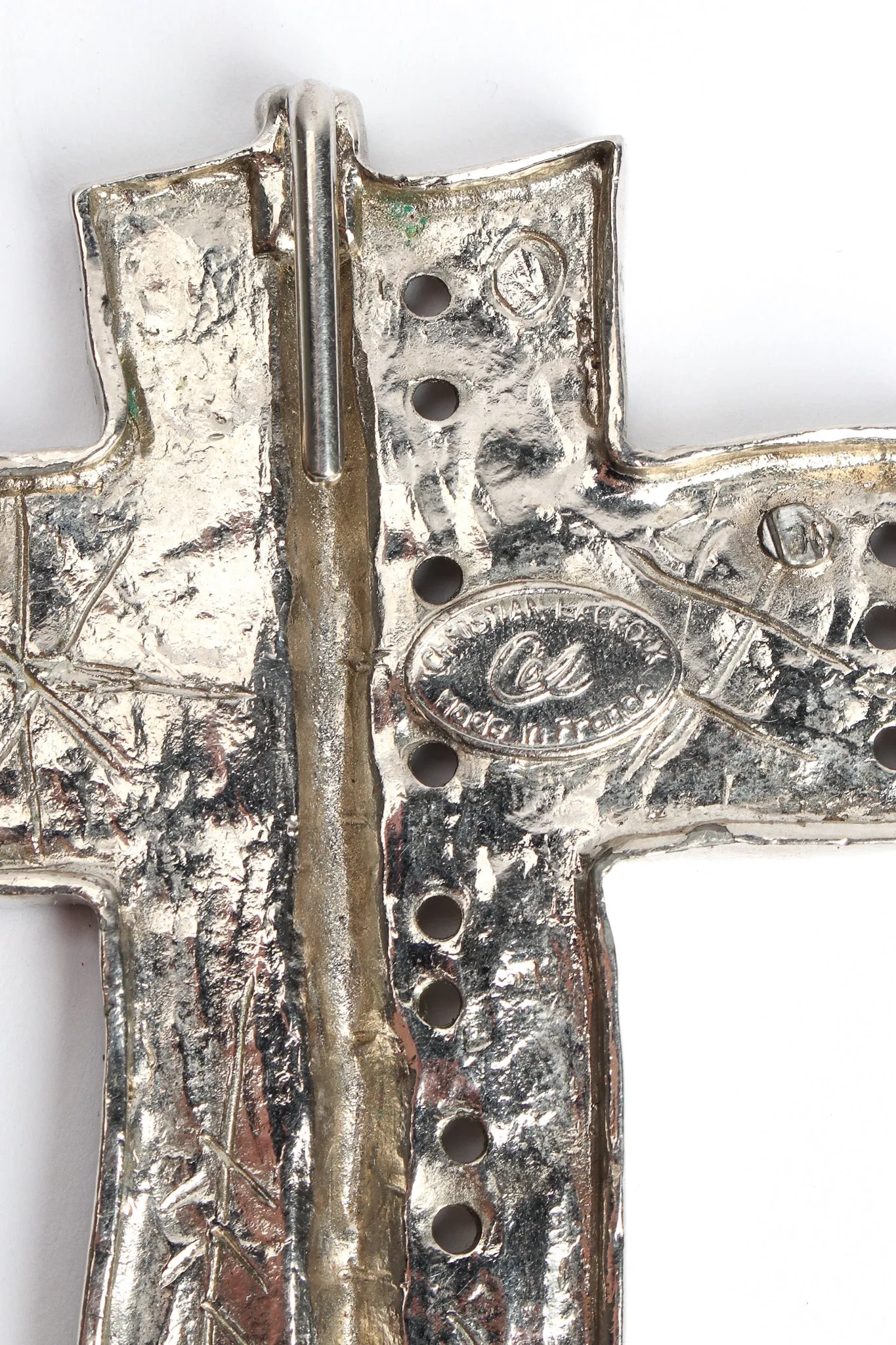 Brutalist Geo Cross Necklace