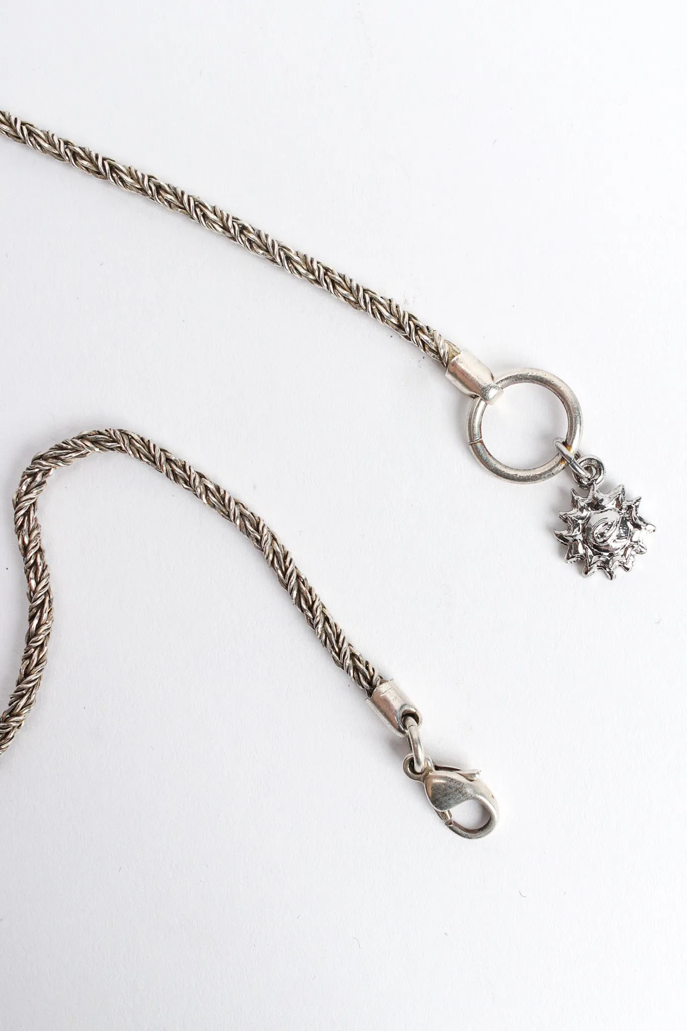 Brutalist Geo Cross Necklace