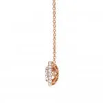 CALIFORNIA WILDFLOWERS  FULL BLOOM DIAMOND NECKLACE