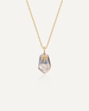 Calypso Labradorite 14k Solid Gold Necklace