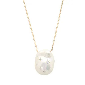 Carved Pearl Necklace