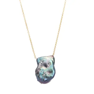 Carved Pearl Necklace