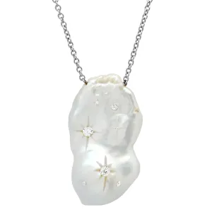 Carved Pearl Necklace