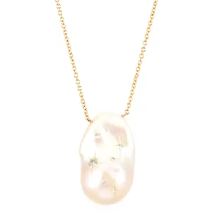Carved Pearl Necklace