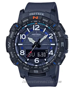 Casio Men's Watch PRT-B50-2 PRO TREK Resin Band Mineral Glass
