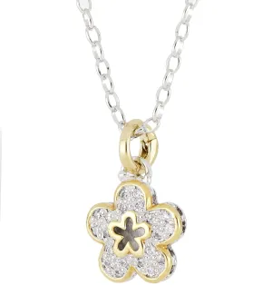 Celebration Petite Pavé - Flower Necklace